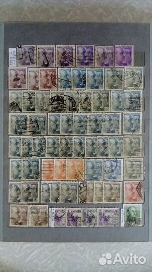 Старинные марки Испании поштучно