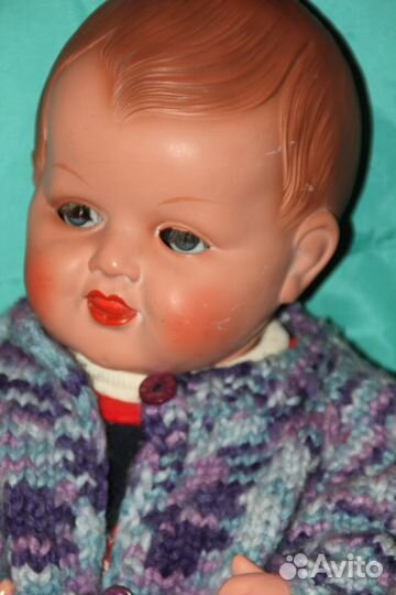 Кукла антикварная винтаж немецкая 50-х
