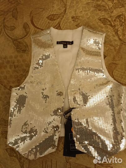 Жилетка детская, нарядная 110