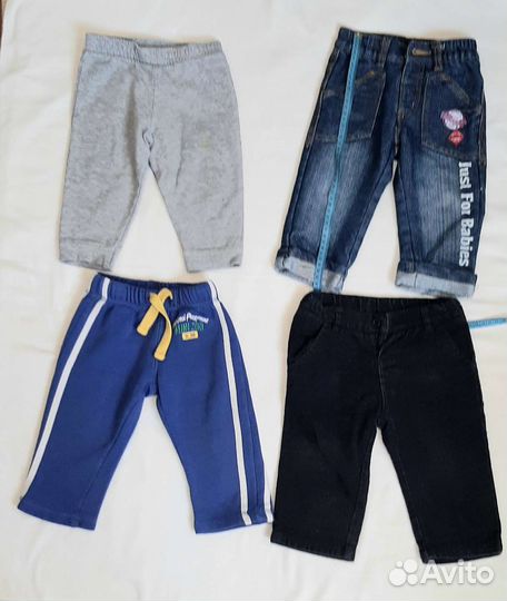 Вещи пакетом для мальчика 74 - 80 см