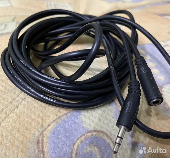 Кабель удлинитель Sparks, Jack 3,5mn, 4 метра