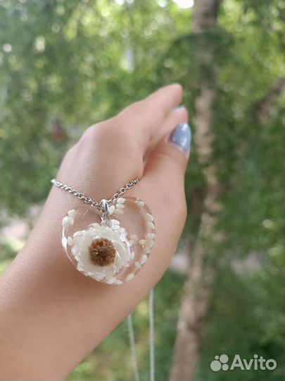 Кулон летний сердце