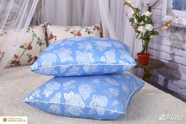 Подушки пуховые новые