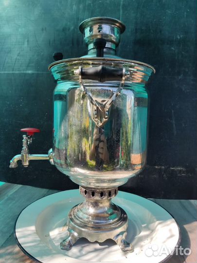 Самовар на дровах 7 литров бу