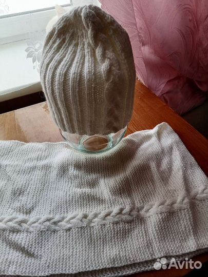 Шапка и снуд женский