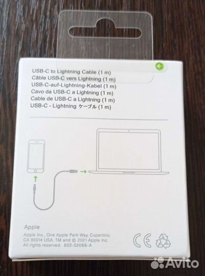 Оригинальный кабель USB-to Lightning 1m iPhone