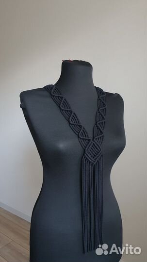 Накидка портупея макраме