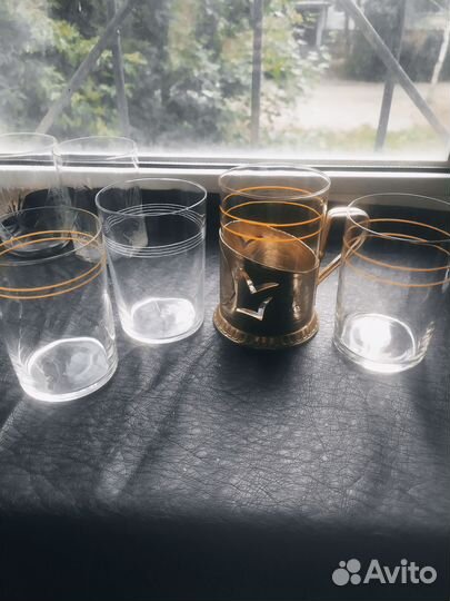 Стаканы СССР разные. Стаканы для подстаканников