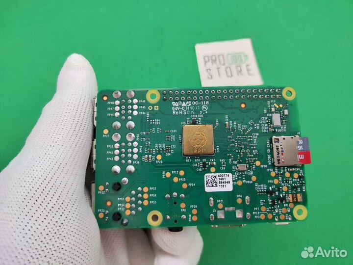 Одноплатный компьютер Raspberry PI 3 b