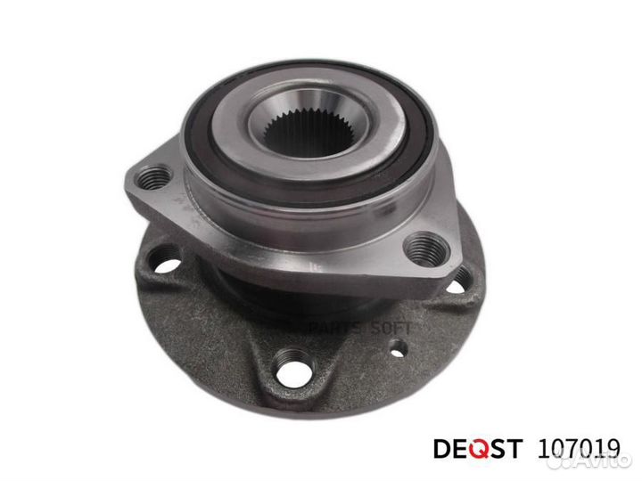 Deqst 107019 Ступица переднего колеса с подшипником VW golf V-VII, VW golf plus, VW caddy III, VW to