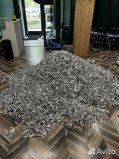 Бумага для бумажного шоу серебро шоу