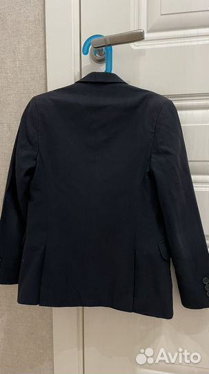 Школьный пиджак 134 темно-синий