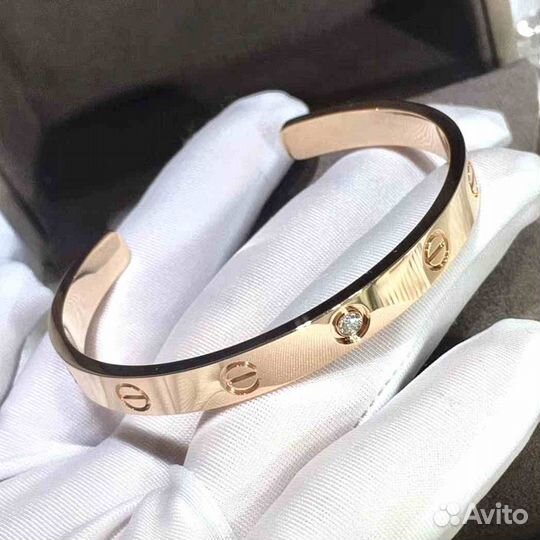 Браслет Cartier Love, розовое золото