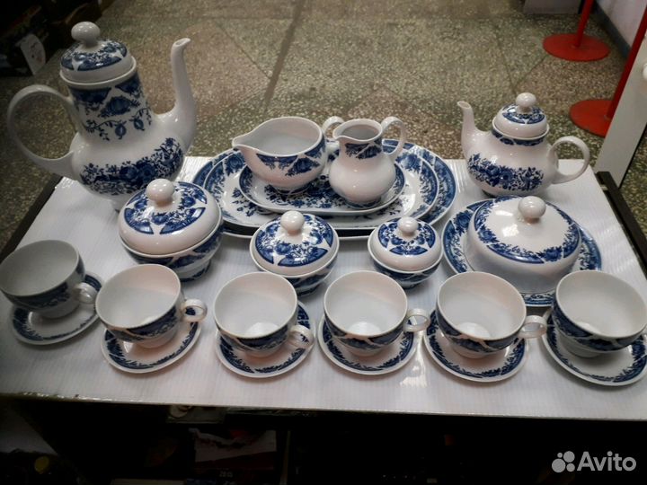 Сервизы столовые Дулево СССР, Болгария, Гдр