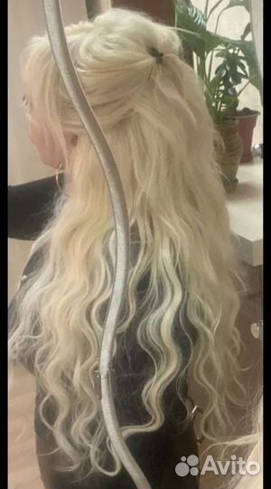 Наращивание волос, волосы в наличии