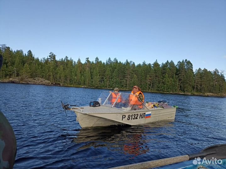 Лодка Воронеж с мотором Suzuki 25 лс 4-такт