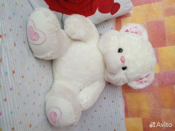 Большой мягкий медведь 70 см