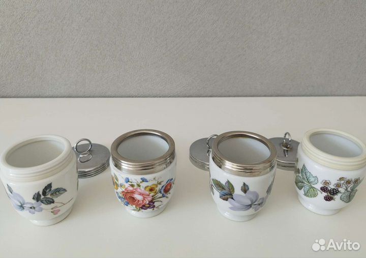 Английские фарфоровые кодлеры на два яйца