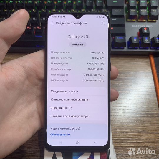 Samsung Galaxy A20