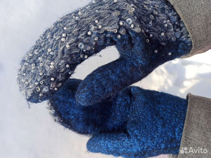 Варежки ручной работы