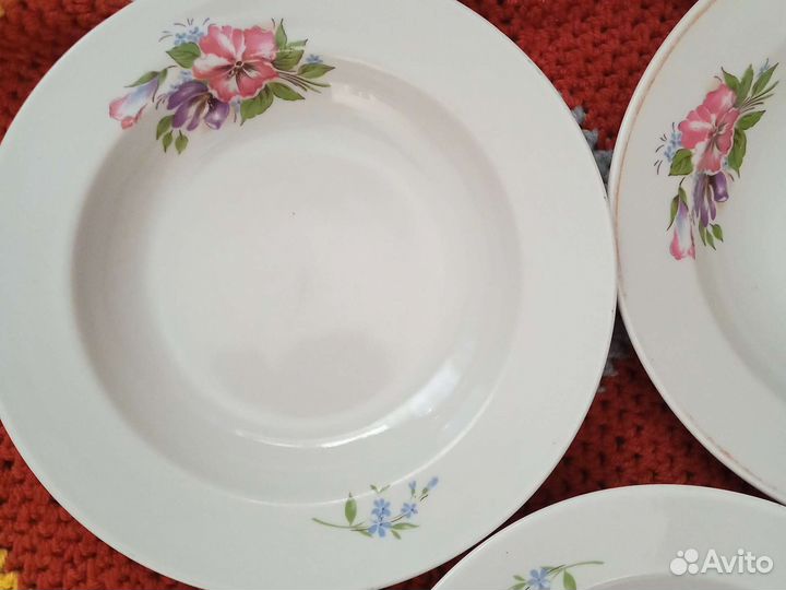 Тарелки, Дулево. 5 шт