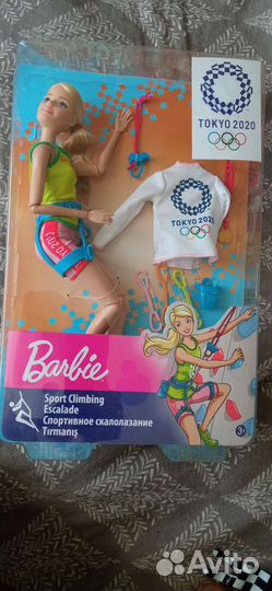 Новая Кукла Barbie Альпинистка безграничные движ