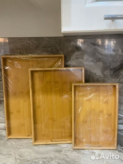 Поднос деревянный