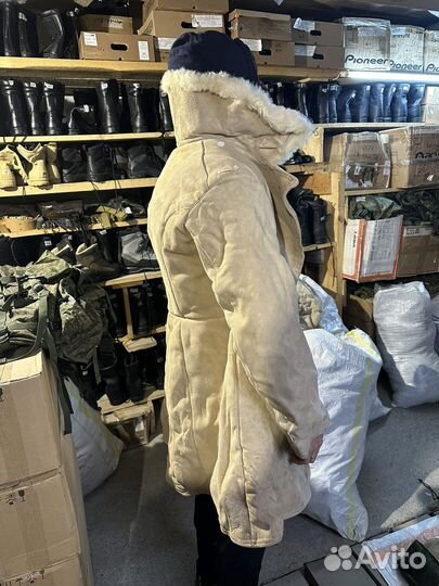 Тулуп бекеша из овчины армейский