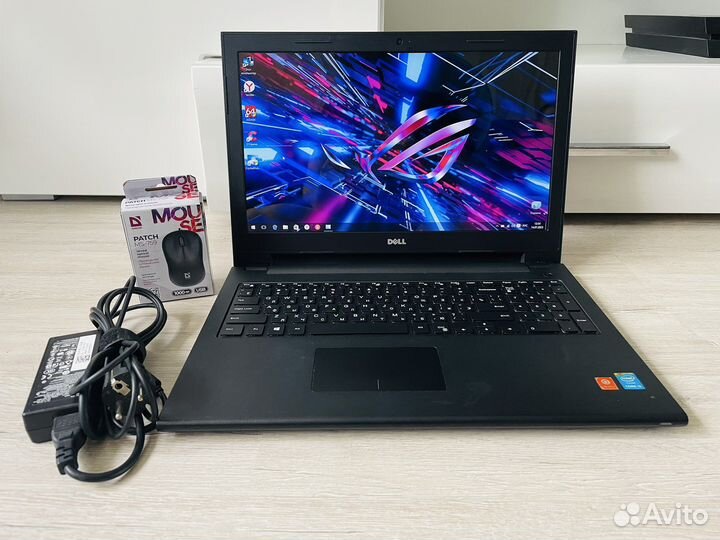 Стильный/шустрый dell/i3-4005/SSD/HD(1gb) /4GB