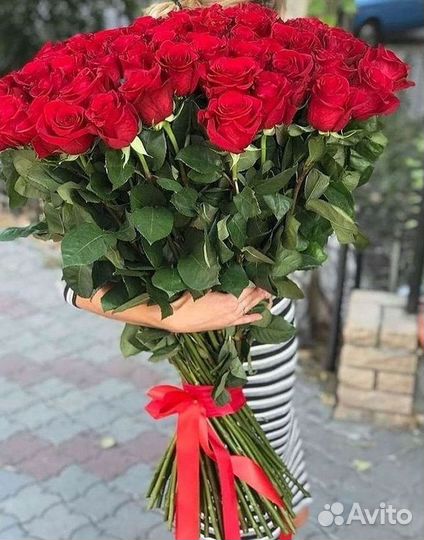 Высокие розы Гигантские розы Доставка цветов