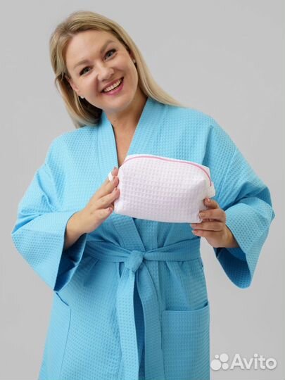 Халат банный вафельный Артикул 1635 - 1632