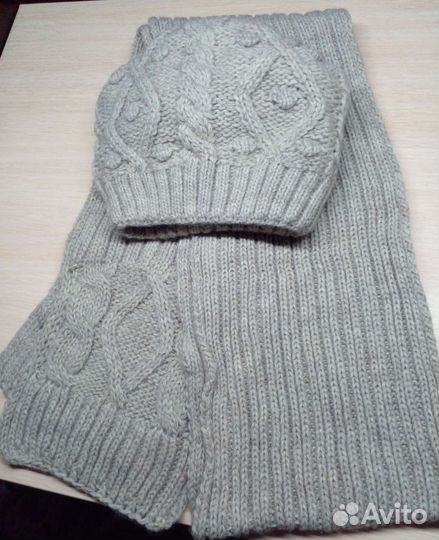 Комплект шапка и шарф