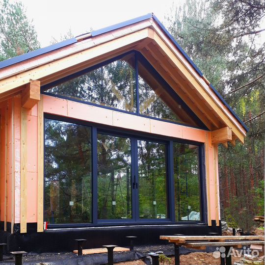 Остекление загородного дома/коттеджа