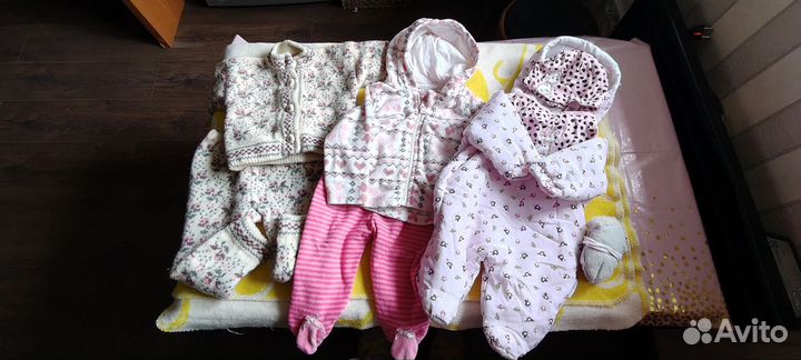 Детские вещи пакетом на девочку 56-68