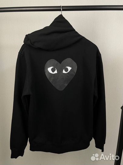 Зип худи CDG черная