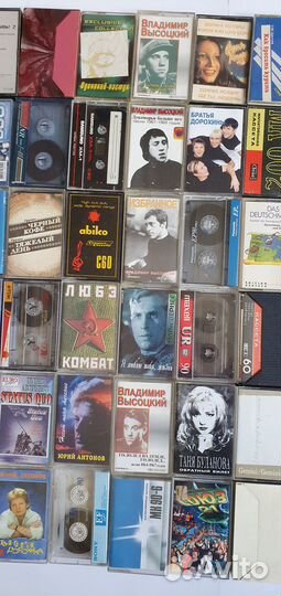 Старые аудиокассеты разные - 84 штуки