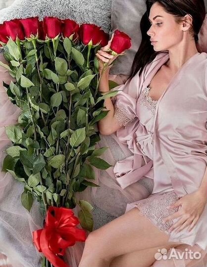 Высокие розы Доставка цветов