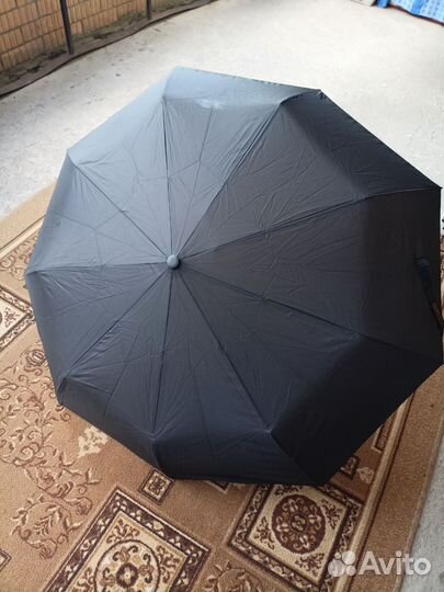 Зонт трость мужской черный Франция