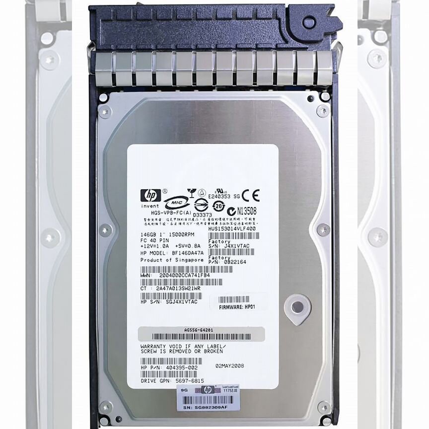 [454410-001] Жесткий Диск Hp Eva 146,8gb Fibre Chann 454410-001