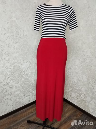 Платье летнее в пол 44