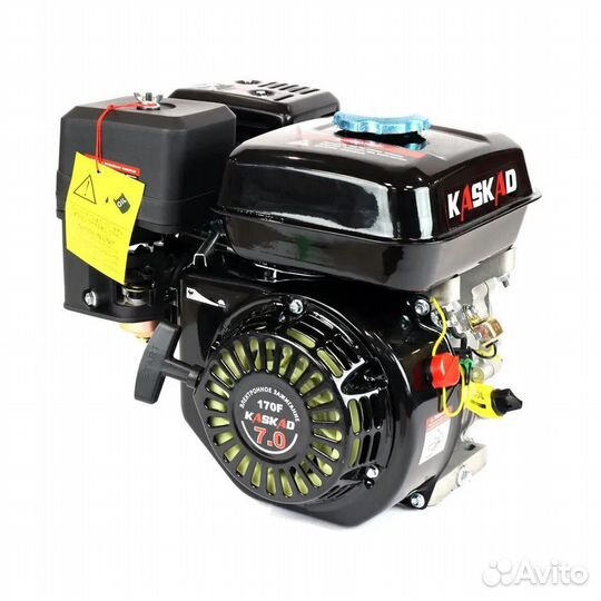 Двигатель бензиновый «kaskad» 170F (7 л.с., 19 вал