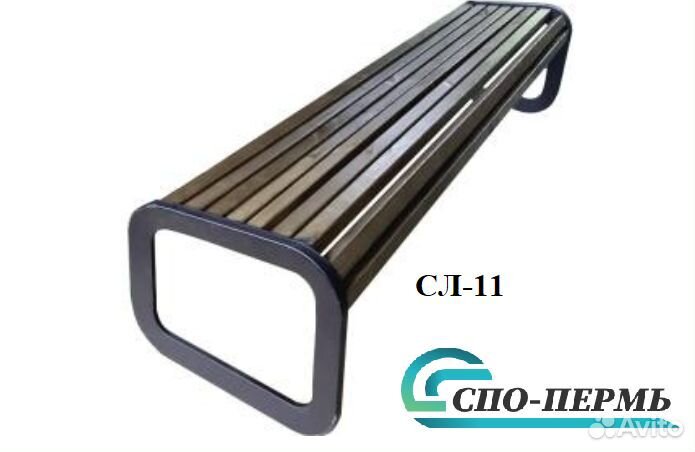 Скамейка парковая чугунная Сл-11 (Скамейки / урны)
