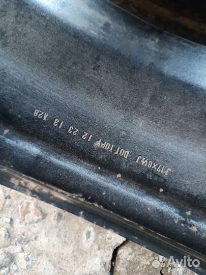 Литые диски r 17 5x114 3 toyota бу