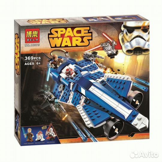 Конструктор 10375 bela 369дет Истребитель Энакина