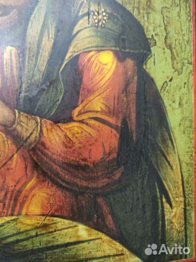 Старинная икона Взыскание Погибших 19 век