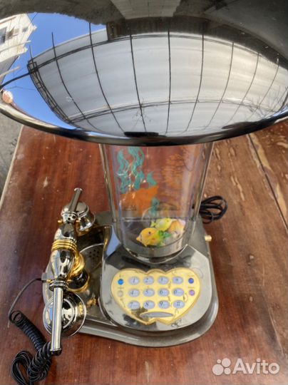 Декор телефон аквариум тожер ночник