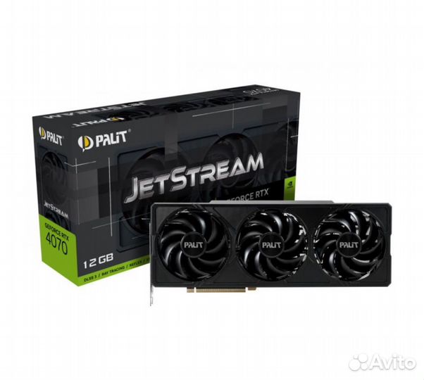 Новая RTX 4070 12гб Palit JetStream
