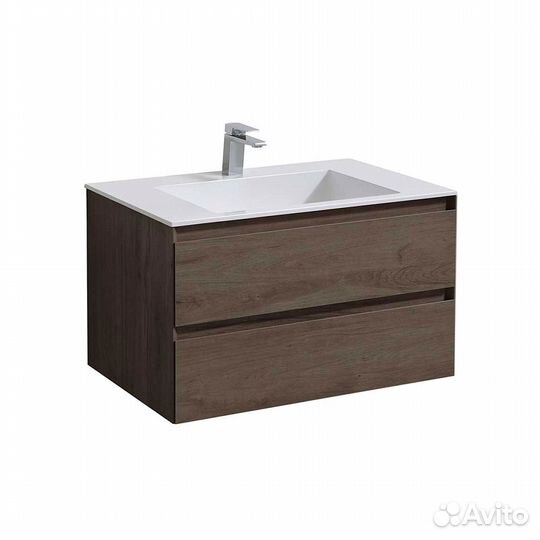 Тумба под раковину Vincea Luka 80 подвесная R.Oak