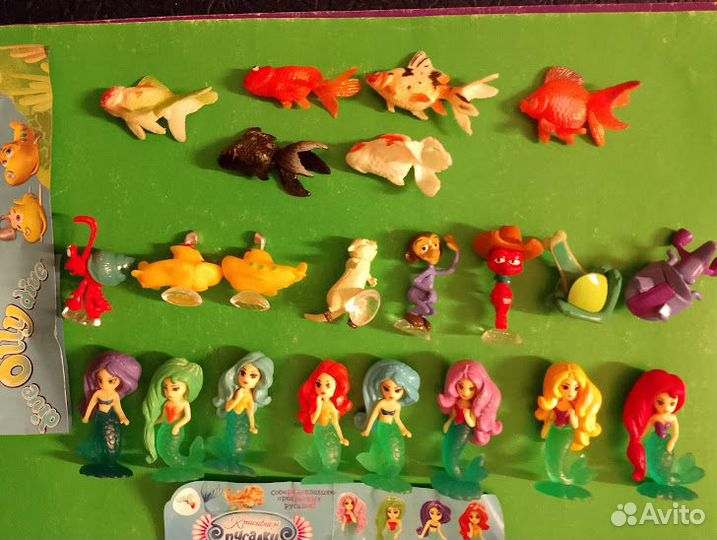 Много коллекций формата киндер