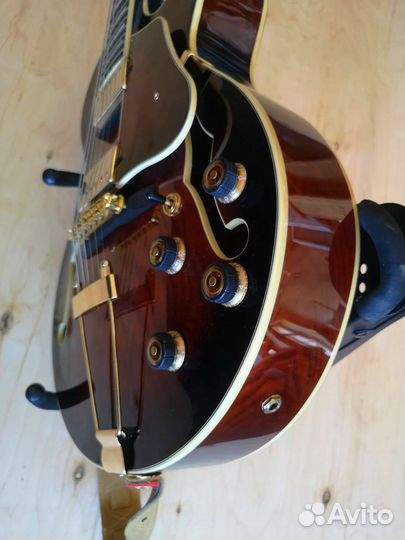 Полуакустика ibanez AG95QA-DBS